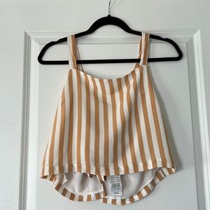 (2 for $15!) NWT Pacsun Orange Striped Tank Top
